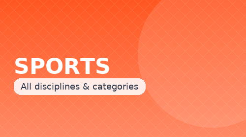 Explore sports categories and disciplines